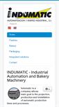 Mobile Screenshot of indumatic.net