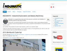 Tablet Screenshot of indumatic.net